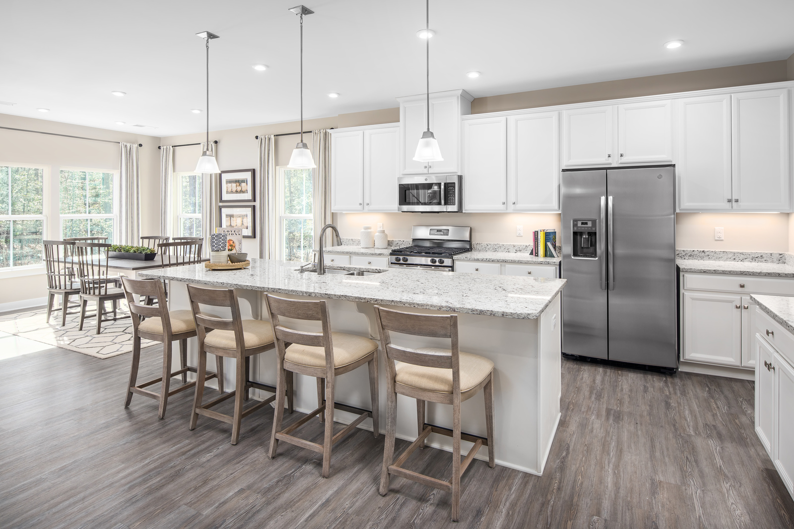 Love the Tuckahoe area but want a modern home? Floorplans here include 2- car garages open spaces designed for the way you live today, without extra cost. Click here to join our Priority List!